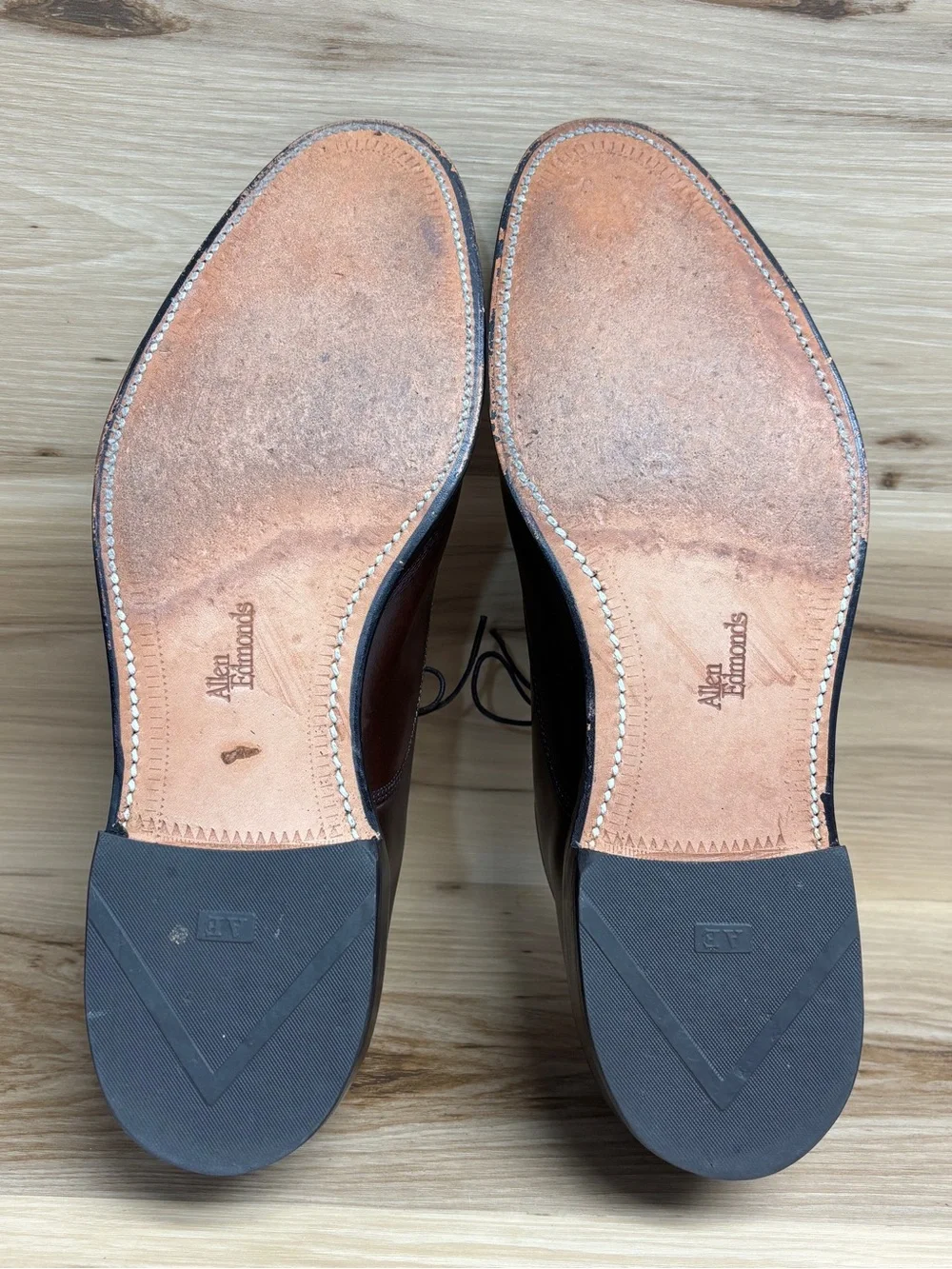 Allen Edmonds Signature Park Avenue cap toe burgundy/brown size 12B